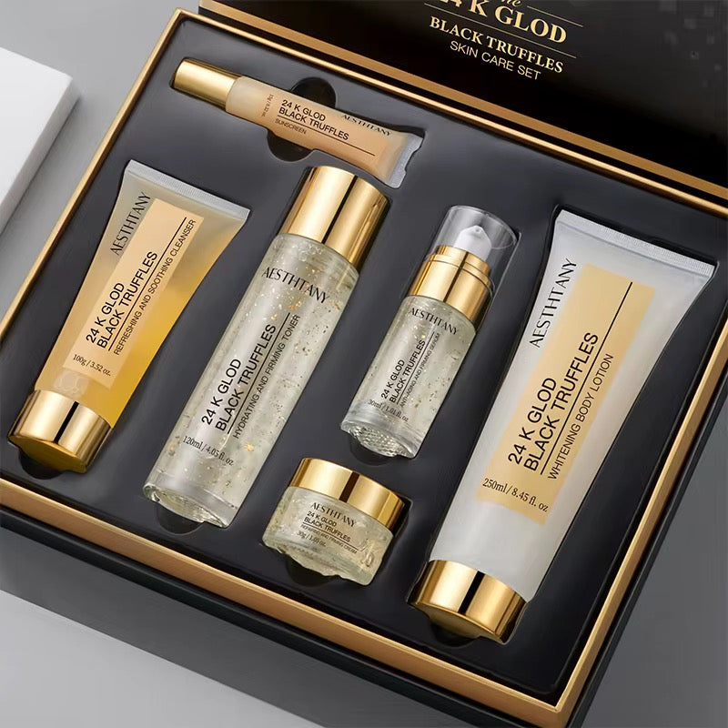 24K Gold & Black Truffles Skincare Set