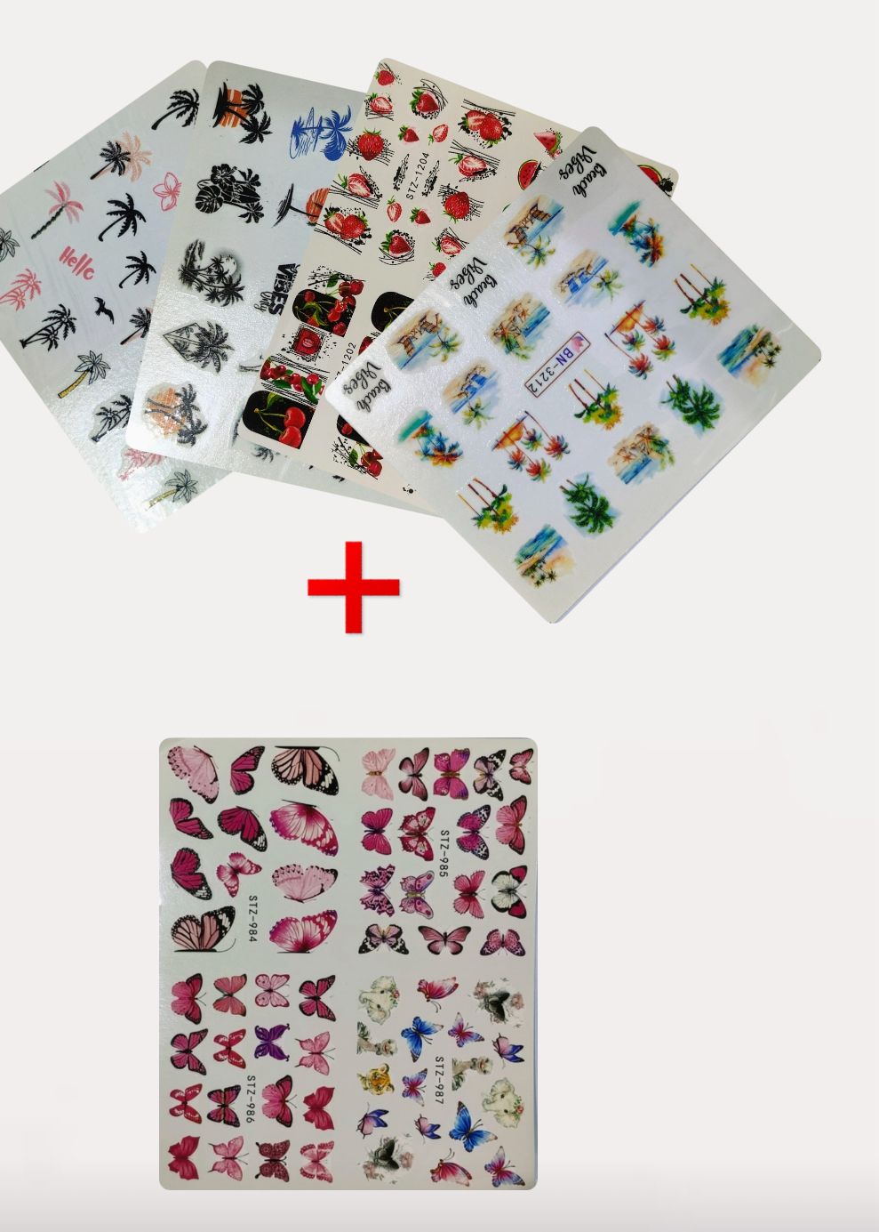 Stickere & Tatuaje cu Apă 4+1 Gratis Vara
