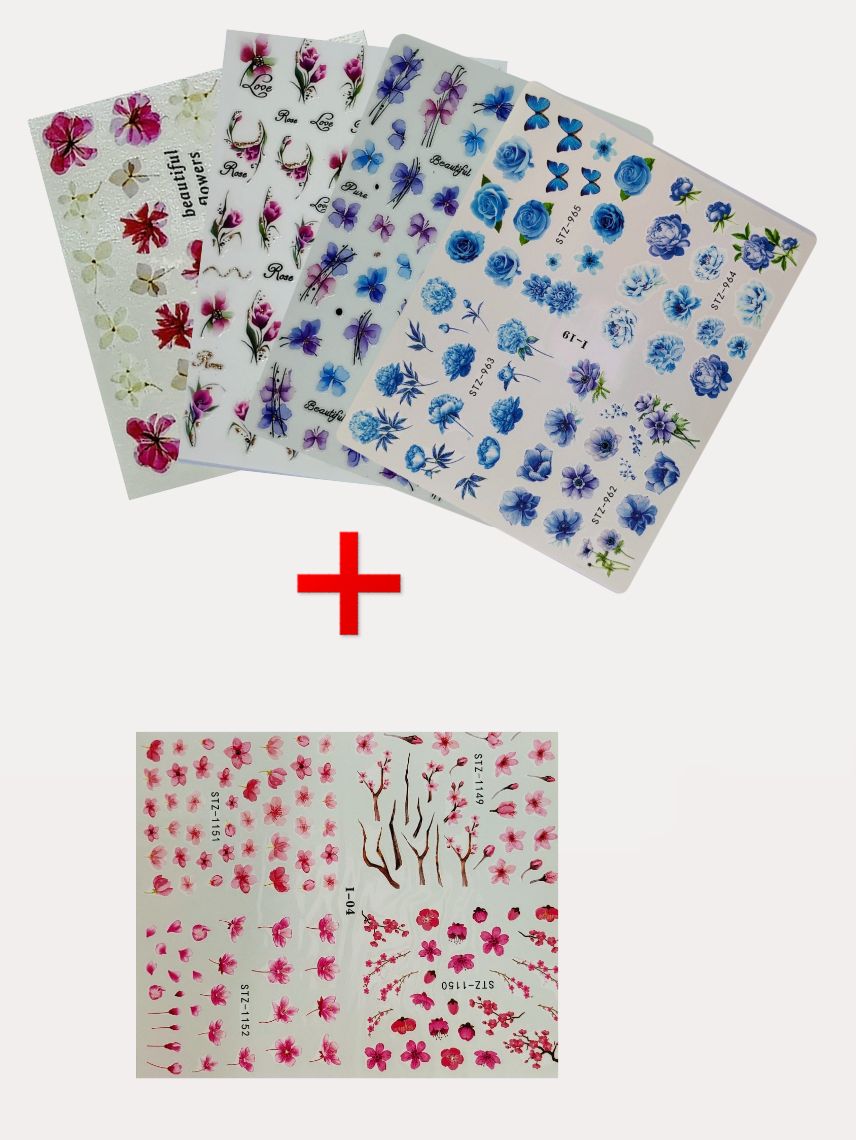 Stickere & Tatuaje cu Apă 4+1 Gratis Toamna