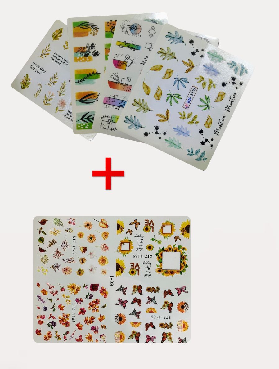 Stickere & Tatuaje cu Apă 4+1 Gratis Primăvară