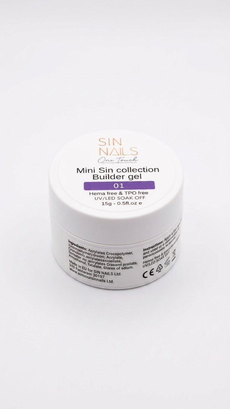 Mini Sin -Builder Gel Nr 01