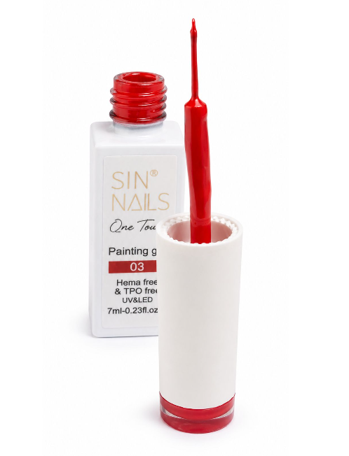 Painting Gel Red 03 HEMA Free & TPO Free
