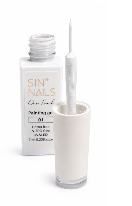 Painting Gel White 01 HEMA Free & TPO Free