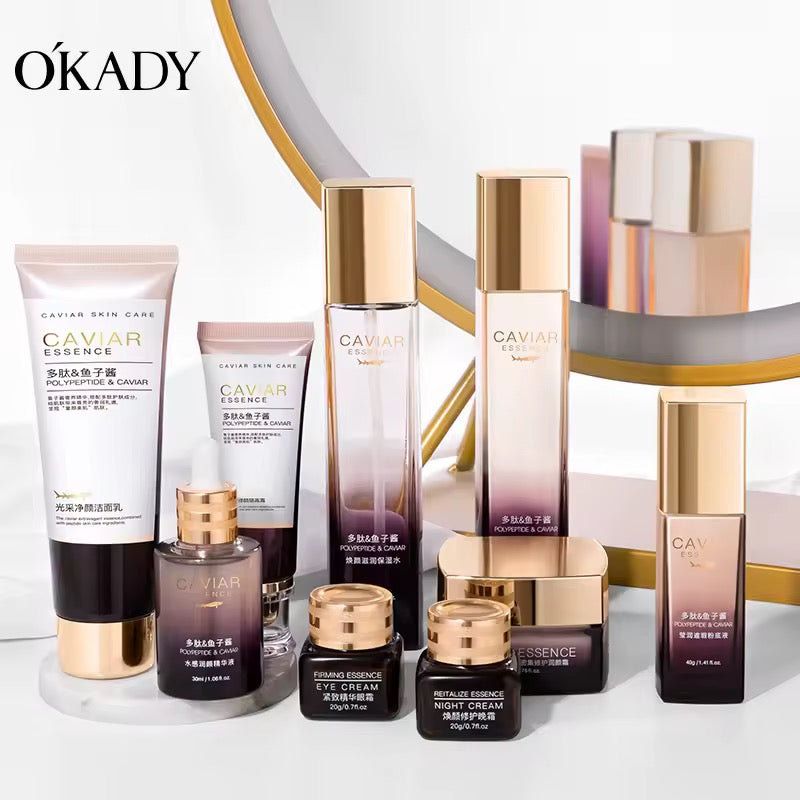 Kit Premium pentru Îngrijirea și Rejuvenarea Tenului CAVIAR & PEPTIDE