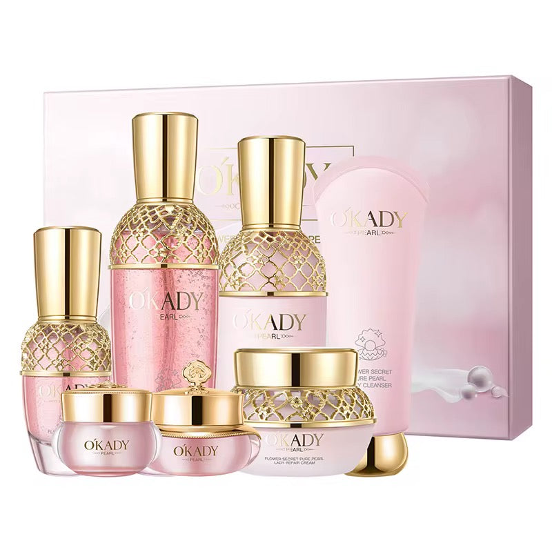 Kit Premium pentru Hidratare, Iluminare și Rejuvenare HEXAPEPTIDE & EXTRACT DE PERLA