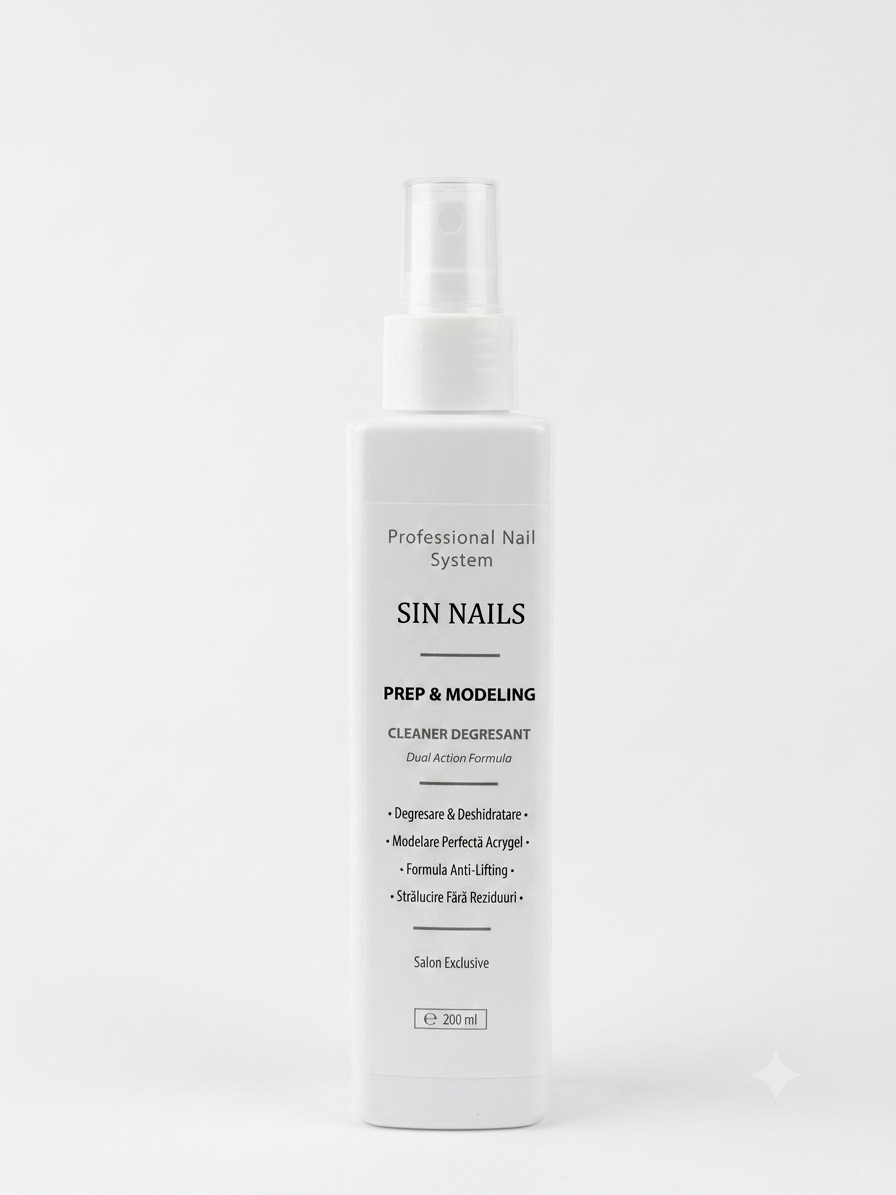 Cleaner pentru Unghii 200ml – Degresant Profesional