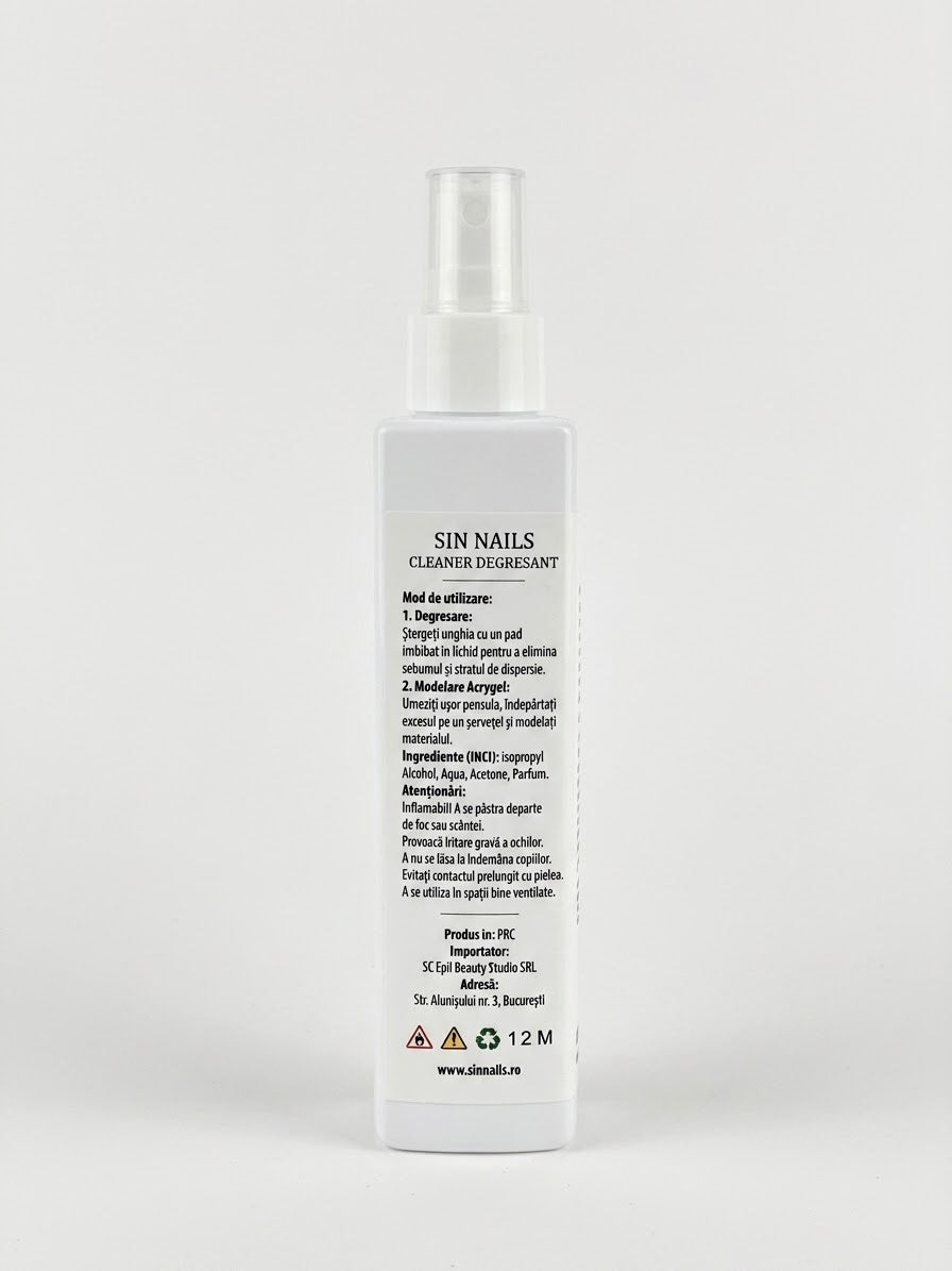 Cleaner pentru Unghii 200ml – Degresant Profesional
