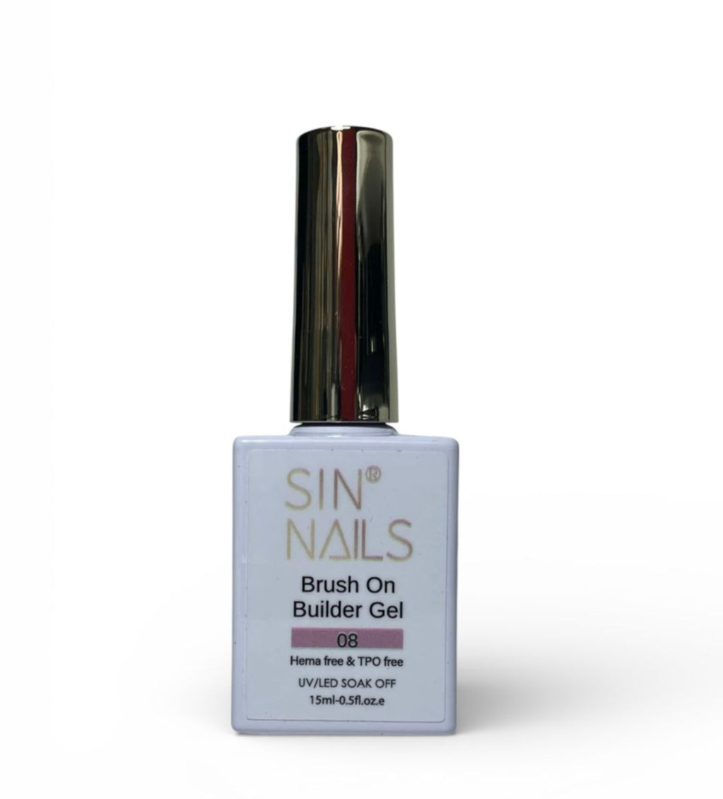 Brush-On Builder Gel Nr. 08 HEMA&TPO Free