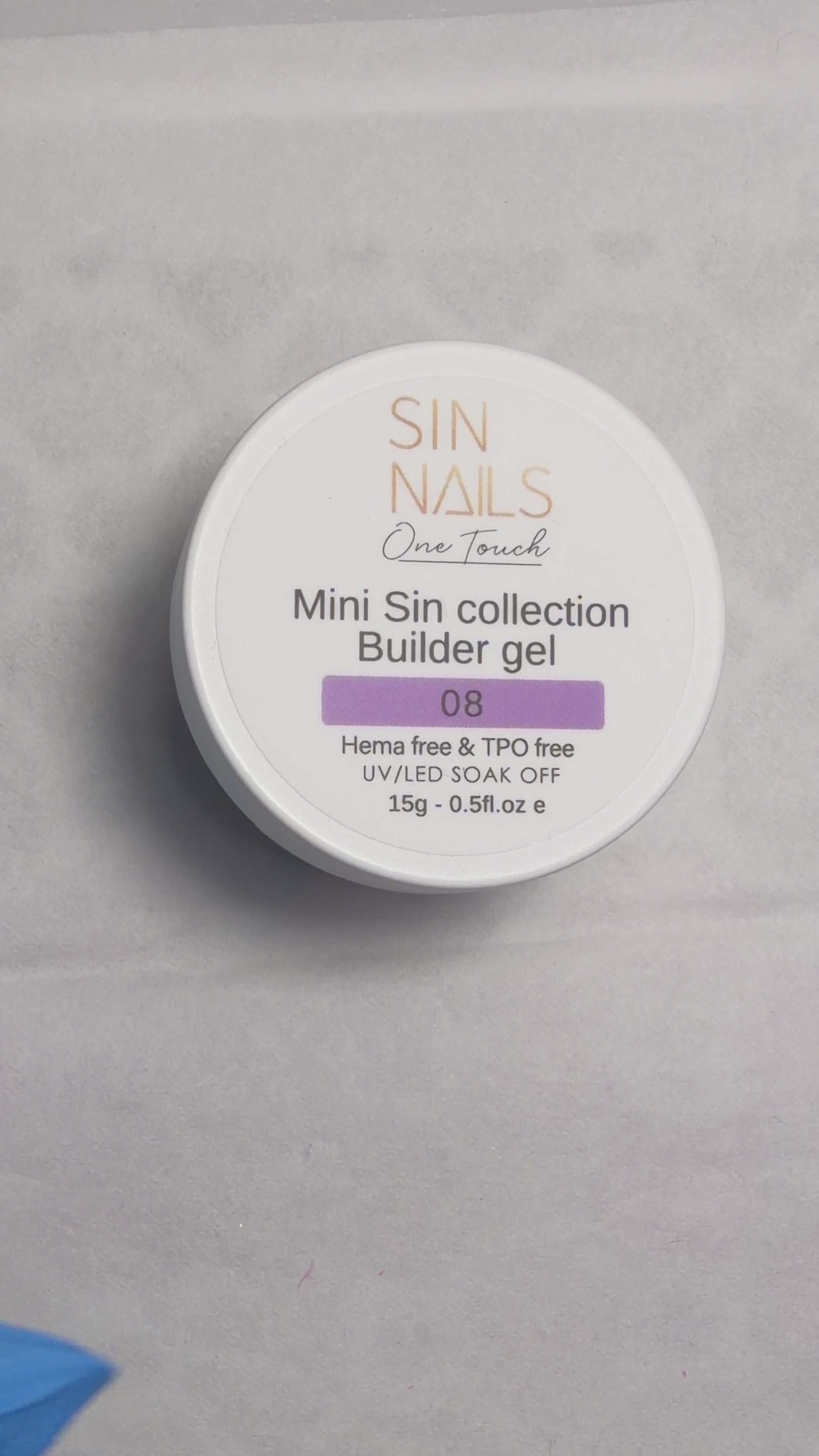 Mini Sin -Builder Gel Nr 08