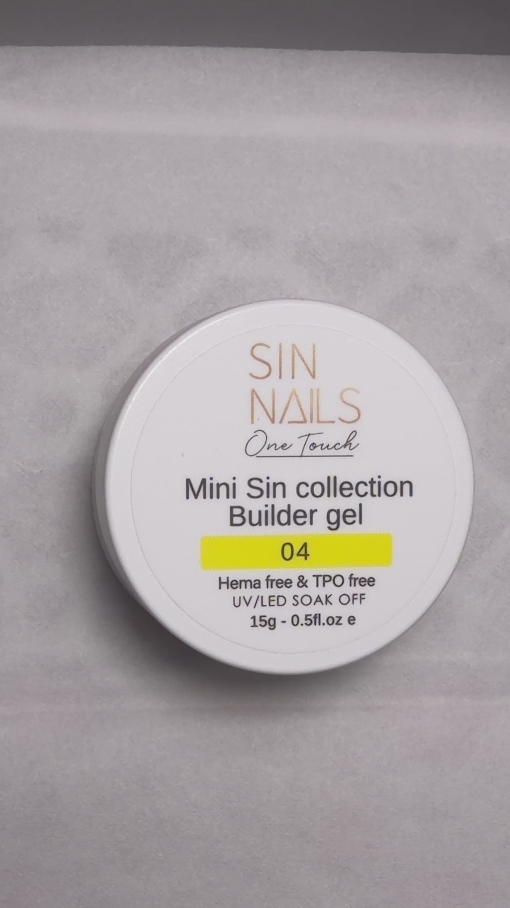 Mini Sin -Builder Gel Nr 04