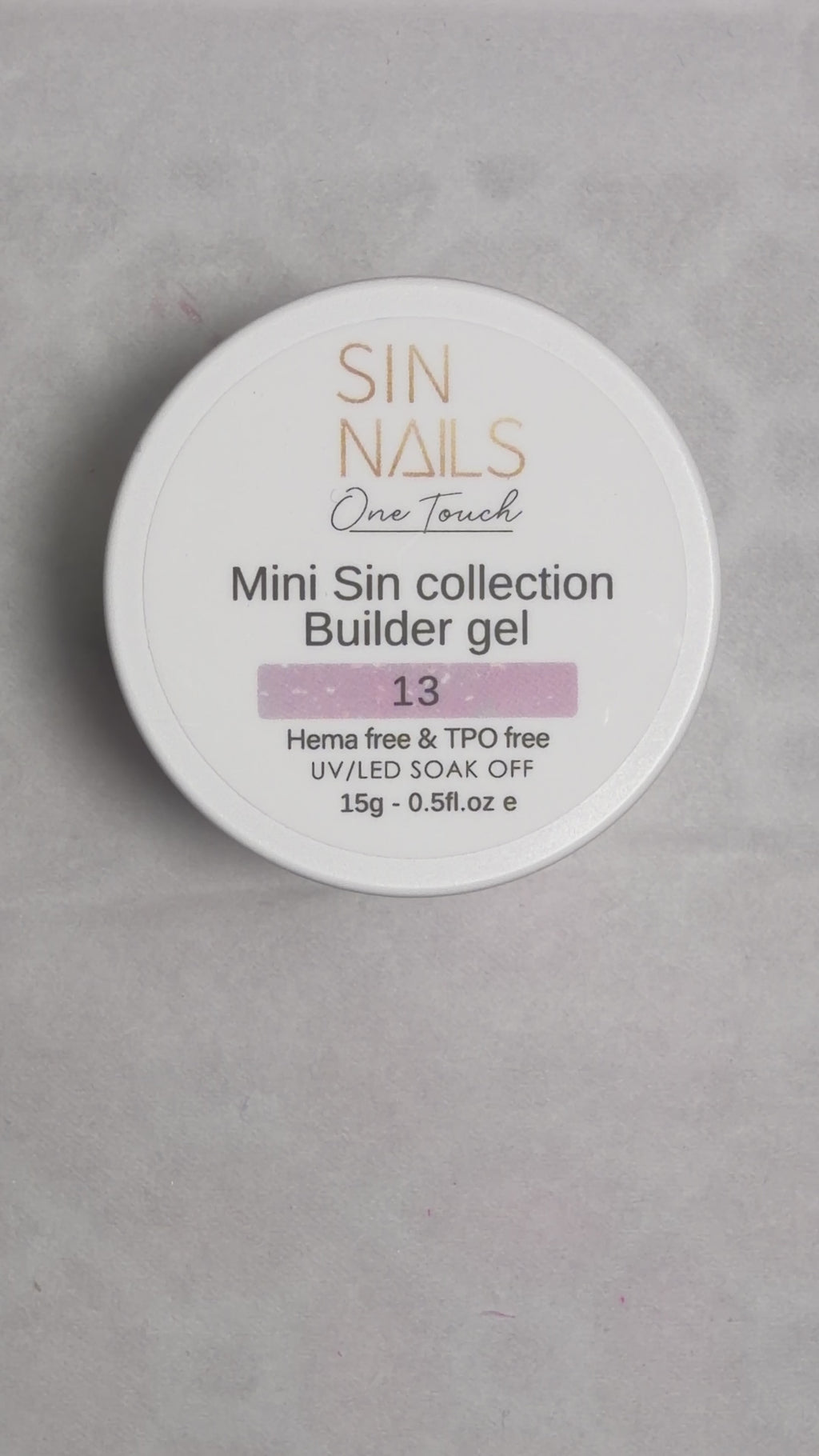 Mini Sin -Builder Gel Nr 13