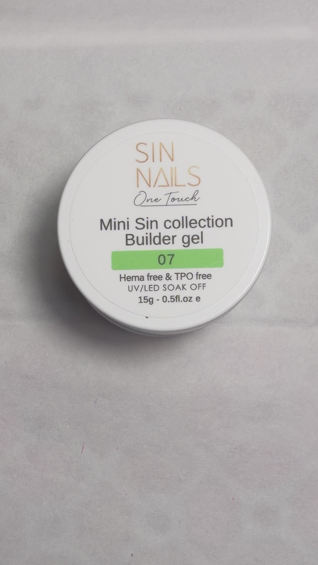 Mini Sin -Builder Gel Nr 07
