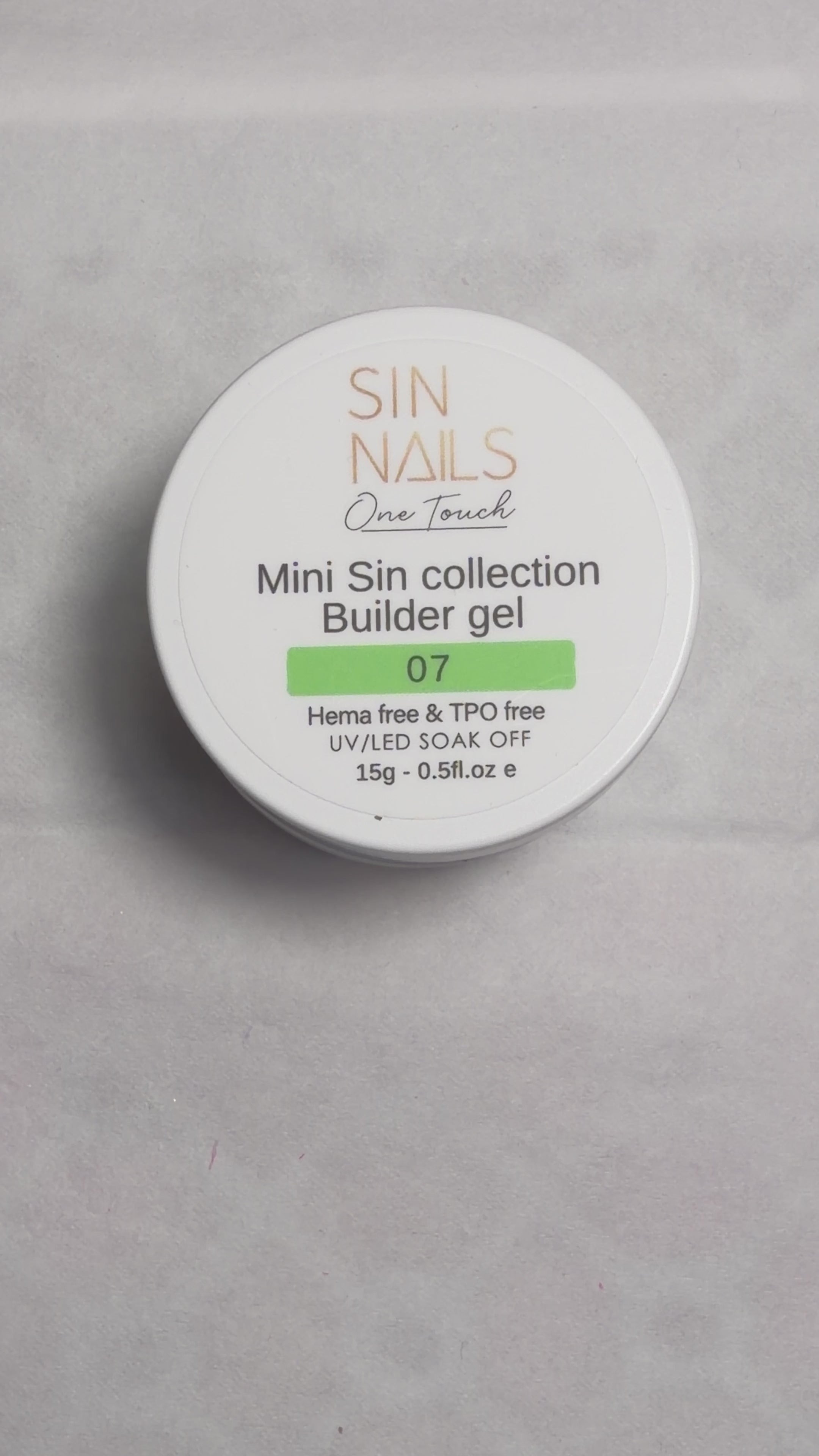 Mini Sin -Builder Gel Nr 07