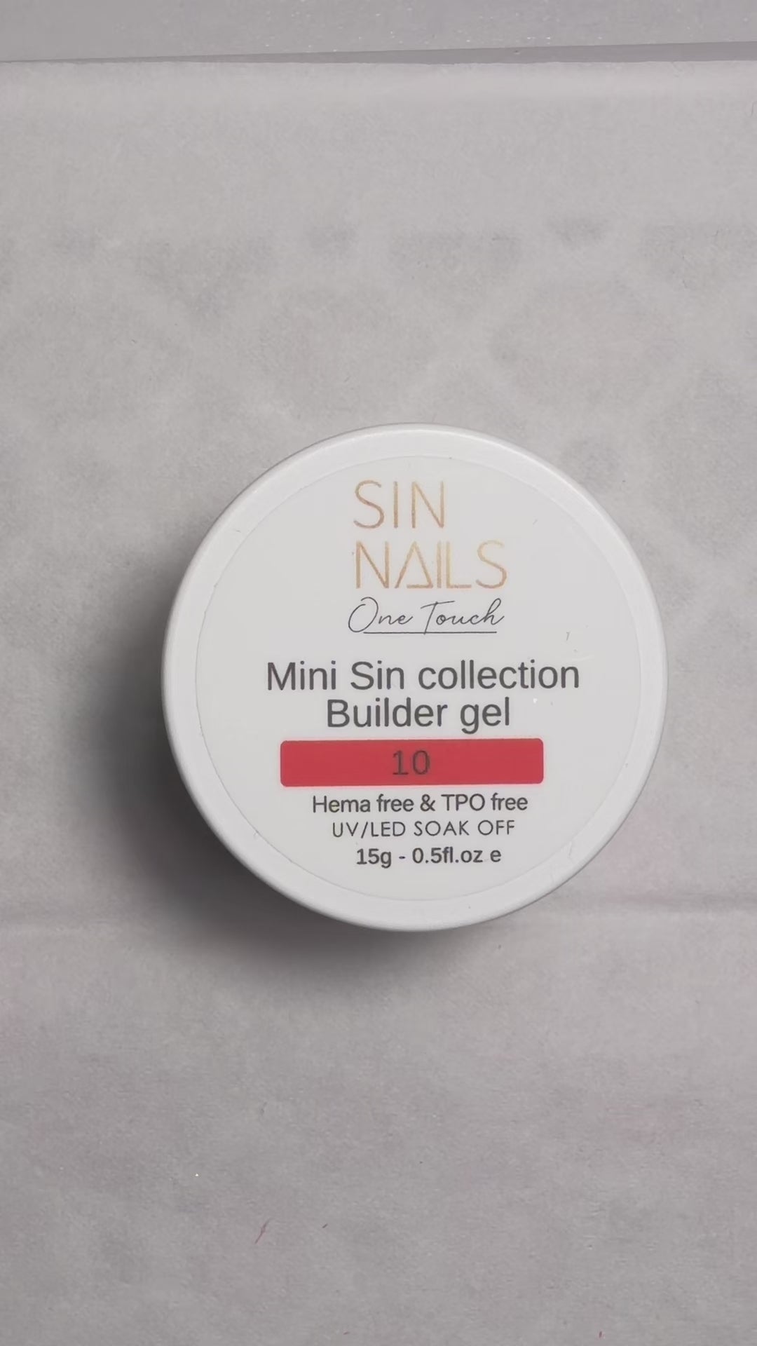 Mini Sin -Builder Gel Nr 10