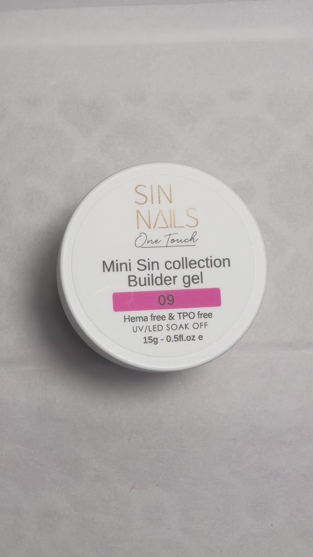 Mini Sin -Builder Gel Nr 09