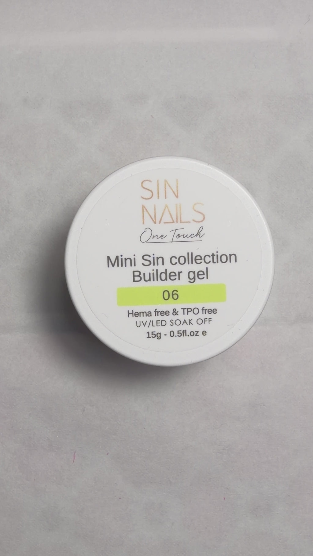 Mini Sin -Builder Gel Nr 06