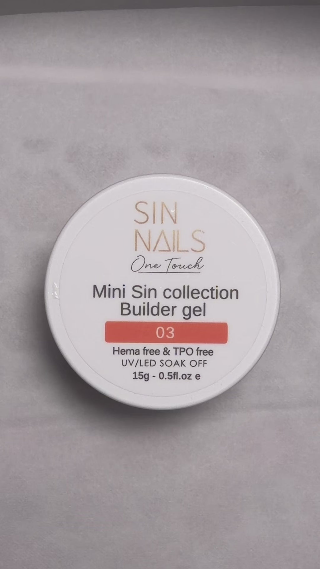 Mini Sin -Builder Gel Nr 03