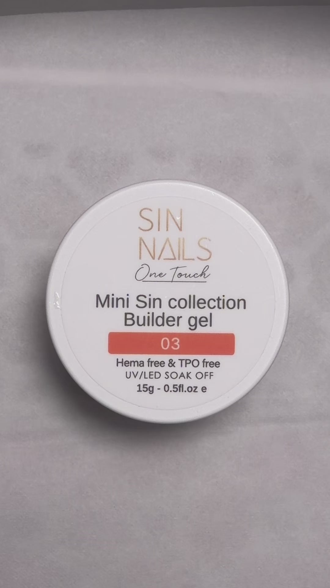 Mini Sin -Builder Gel Nr 03
