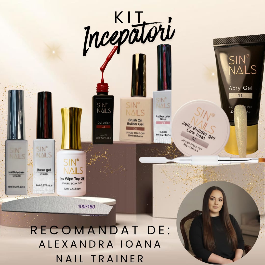 💅 KIT ÎNCEPĂTORI – Alexandra Ioana Recomanda