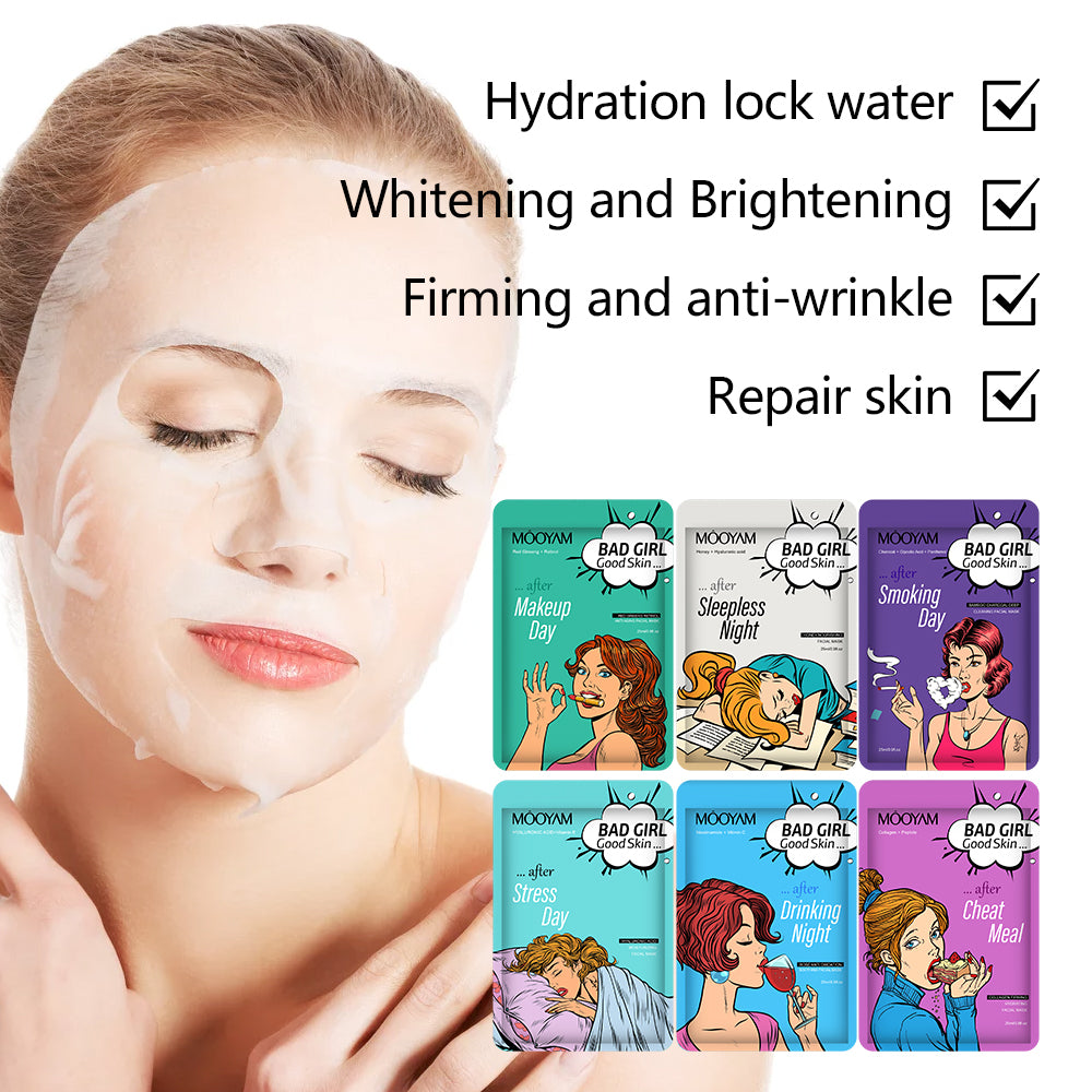 Hydrating Facial Mask STRESS DAY Hyaluronic Acid