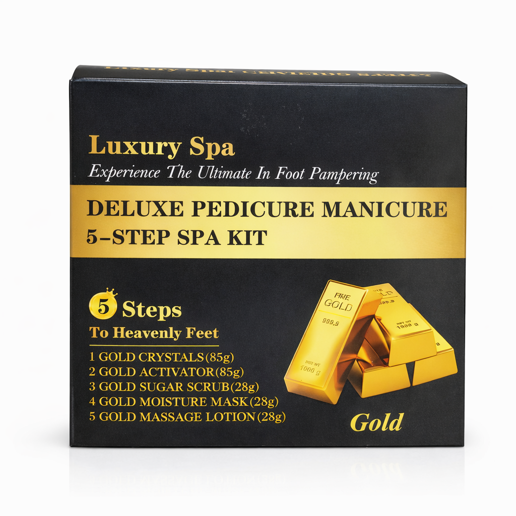 Kit SPA Pedichiură & Manichiură Deluxe Gold