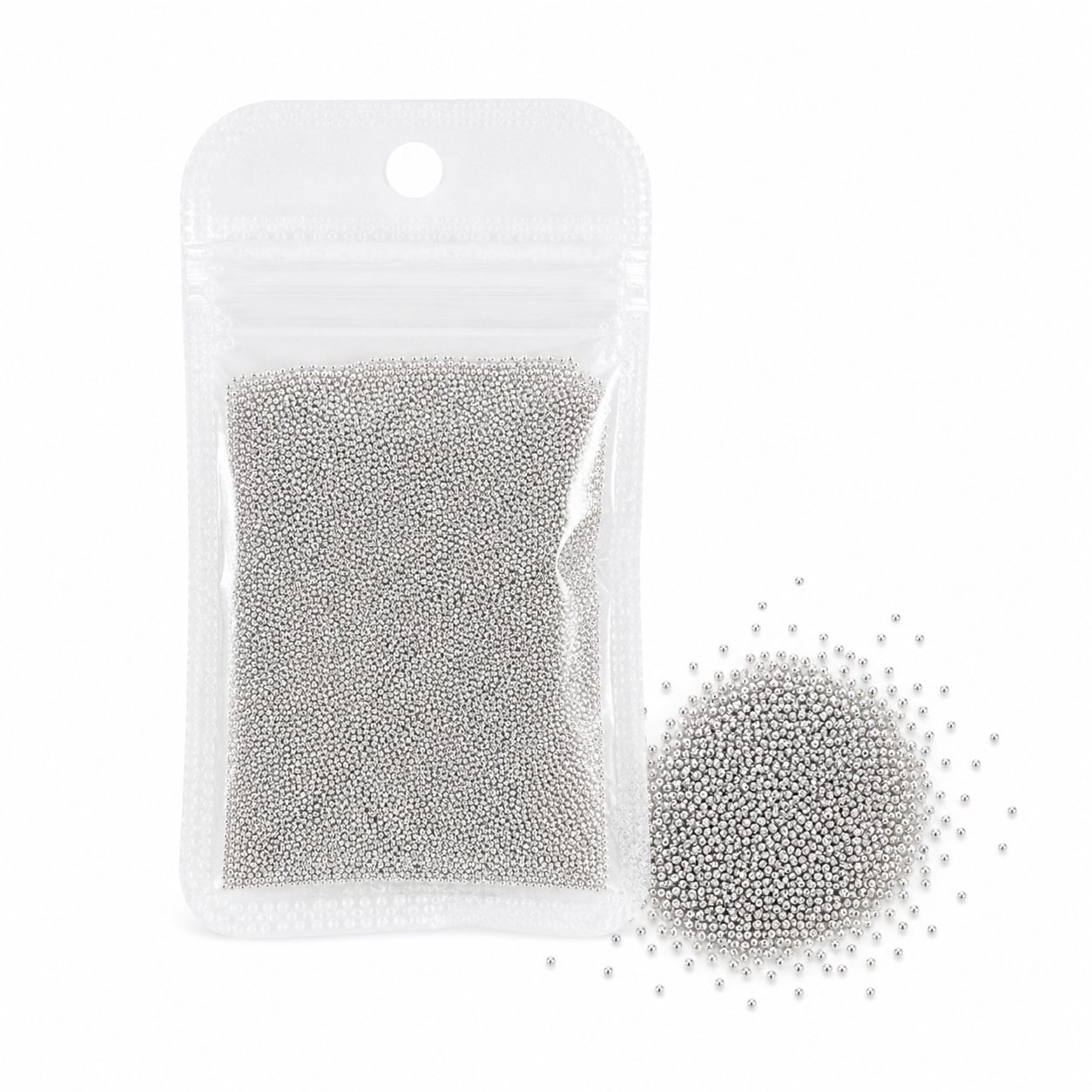 Caviar pentru Nail Art - Argintiu